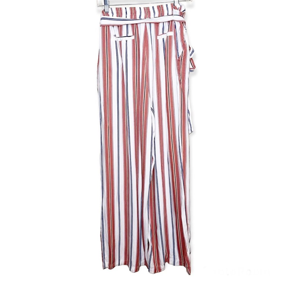Forever 21 plus striped palozzo pants - Picture 2 of 6